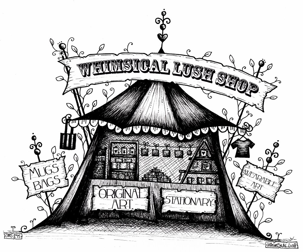 Pop Up Shop Illustration for website