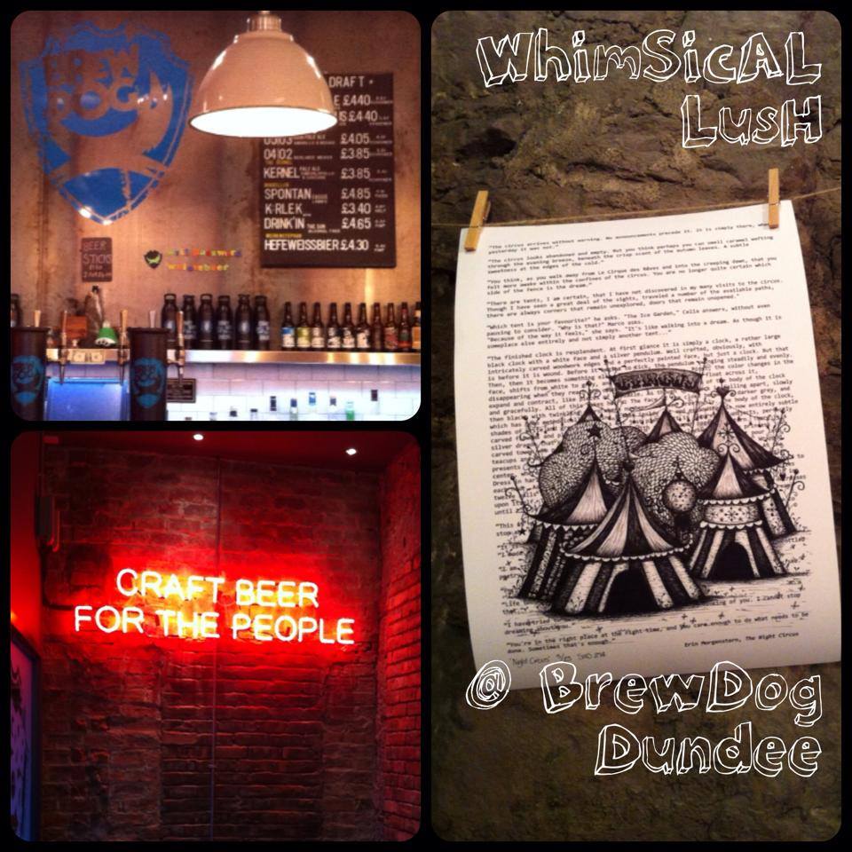 Limited Edition Night Circus Print available only from BrewDog Dundee and WL